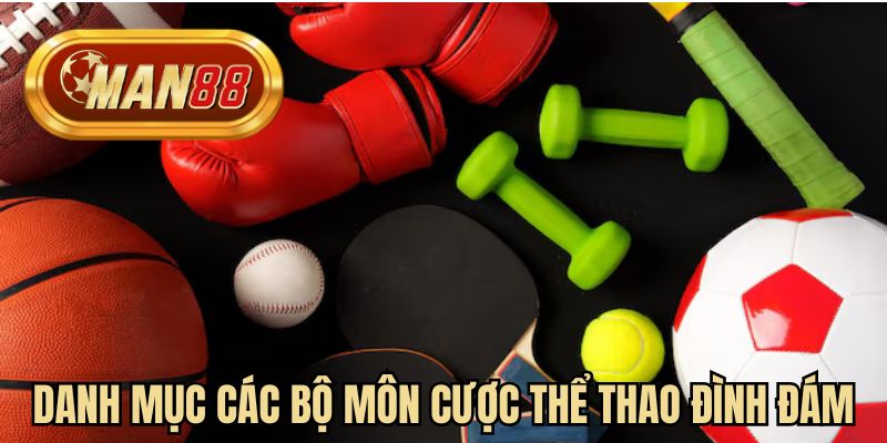 Danh mục các bộ môn cược thể thao đình đám