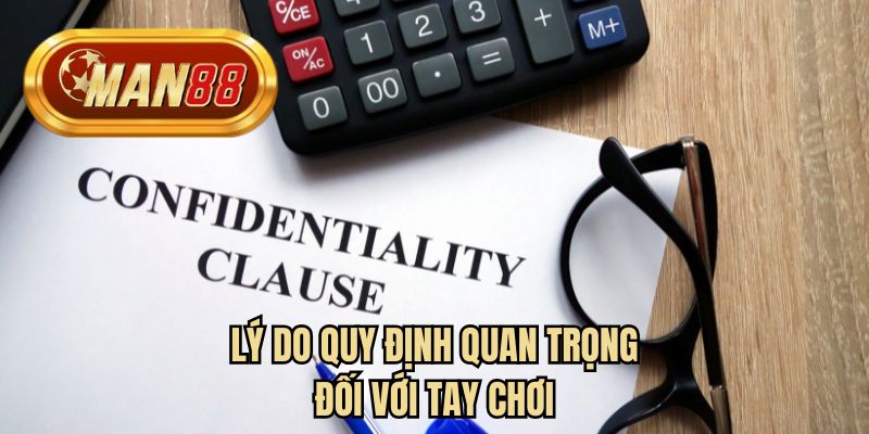 Lý do quy định quan trọng đối với tay chơi