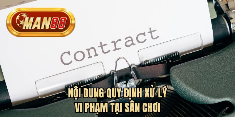 Nội dung quy định xử lý vi phạm tại sân chơi