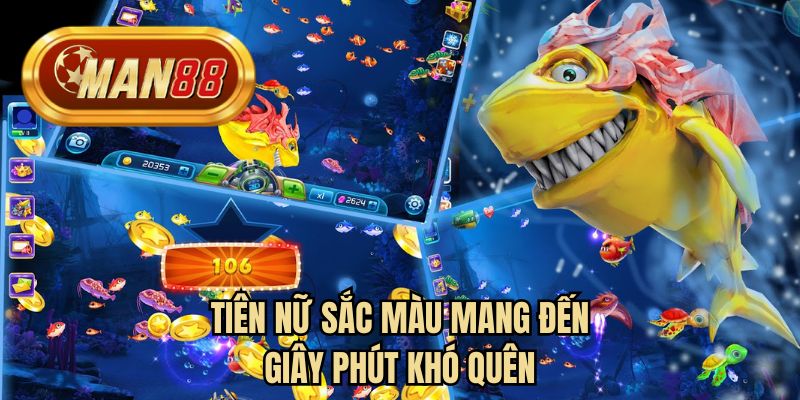 Tiên nữ sắc màu mang đến giây phút khó quên